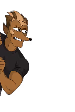 A disapproving Hendrix peeking in from the left